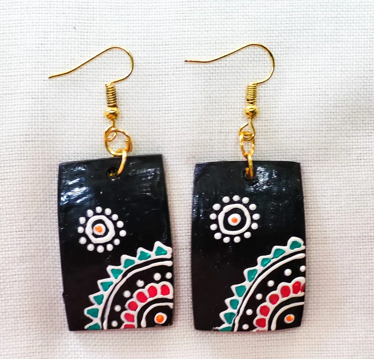 Midnight Mandala Earrings